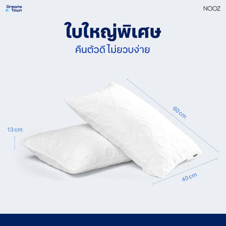 หมอนหนุนเมมโมรี่โฟม NOOZ COMFORT THE AIRLY MEMORY FOAM_4